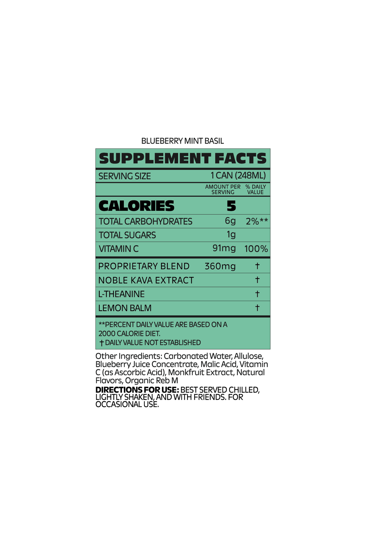 Blueberry Mint Basil (12-Pack)